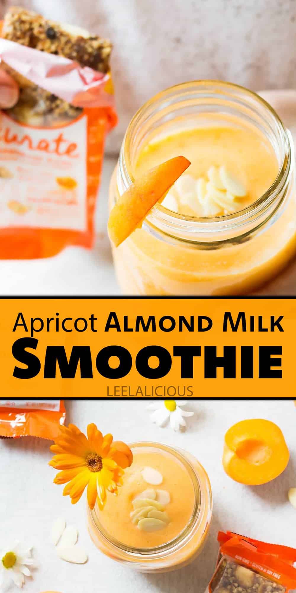 Apricot Almond Milk Smoothie