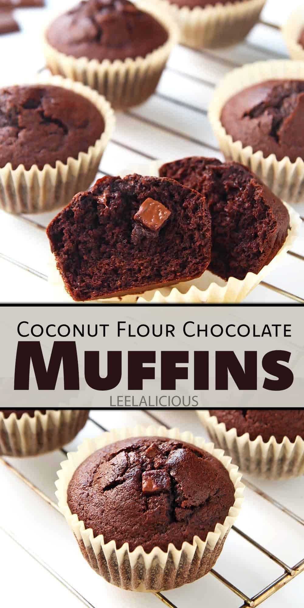 Coconut Flour Chocolate Muffins