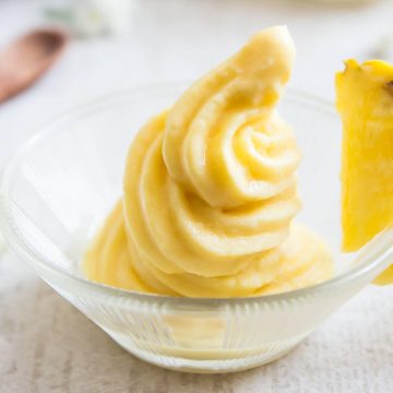 Healthy Pineapple Nice Cream recipe