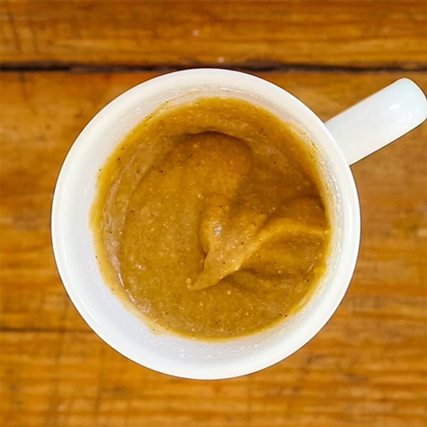 mixed paleo pumpkin cake batter