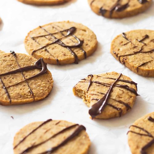 Coconut Flour Shortbread Cookies - Slice and Bake - VIDEO » LeelaLicious