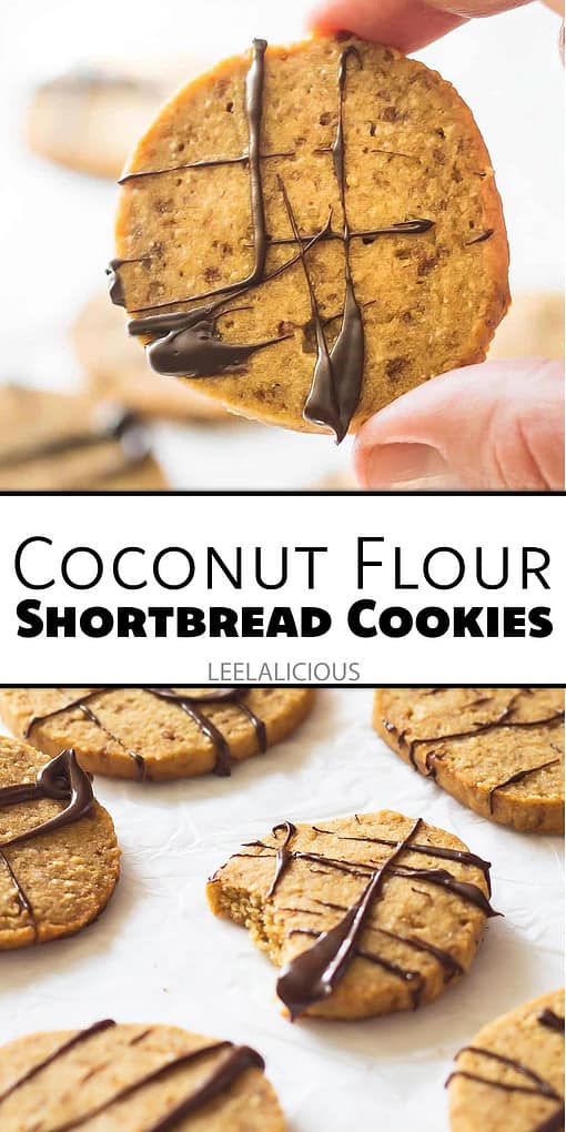 Coconut Flour Shortbread Cookies