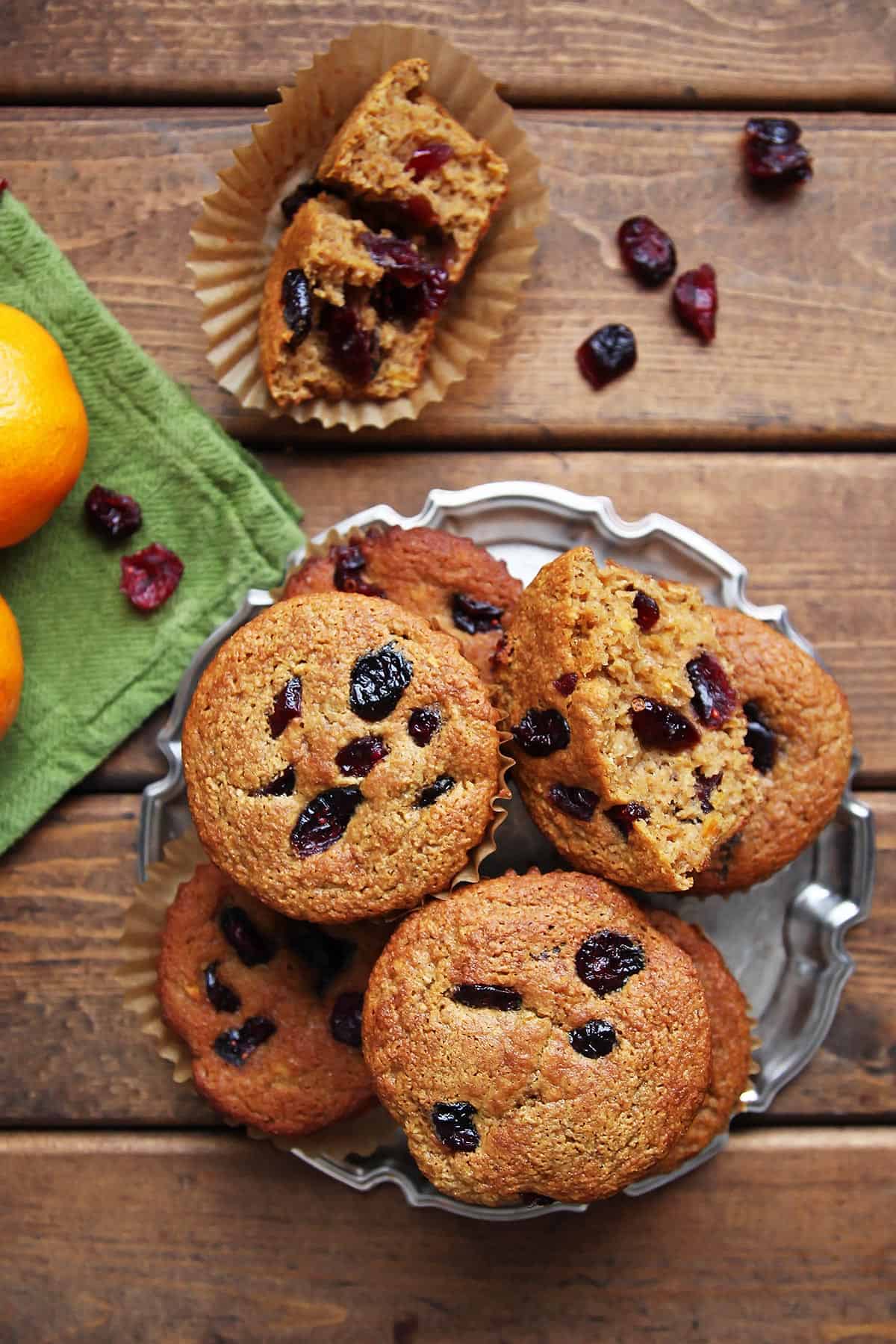 Gluten-free Cranberry Orange Muffins