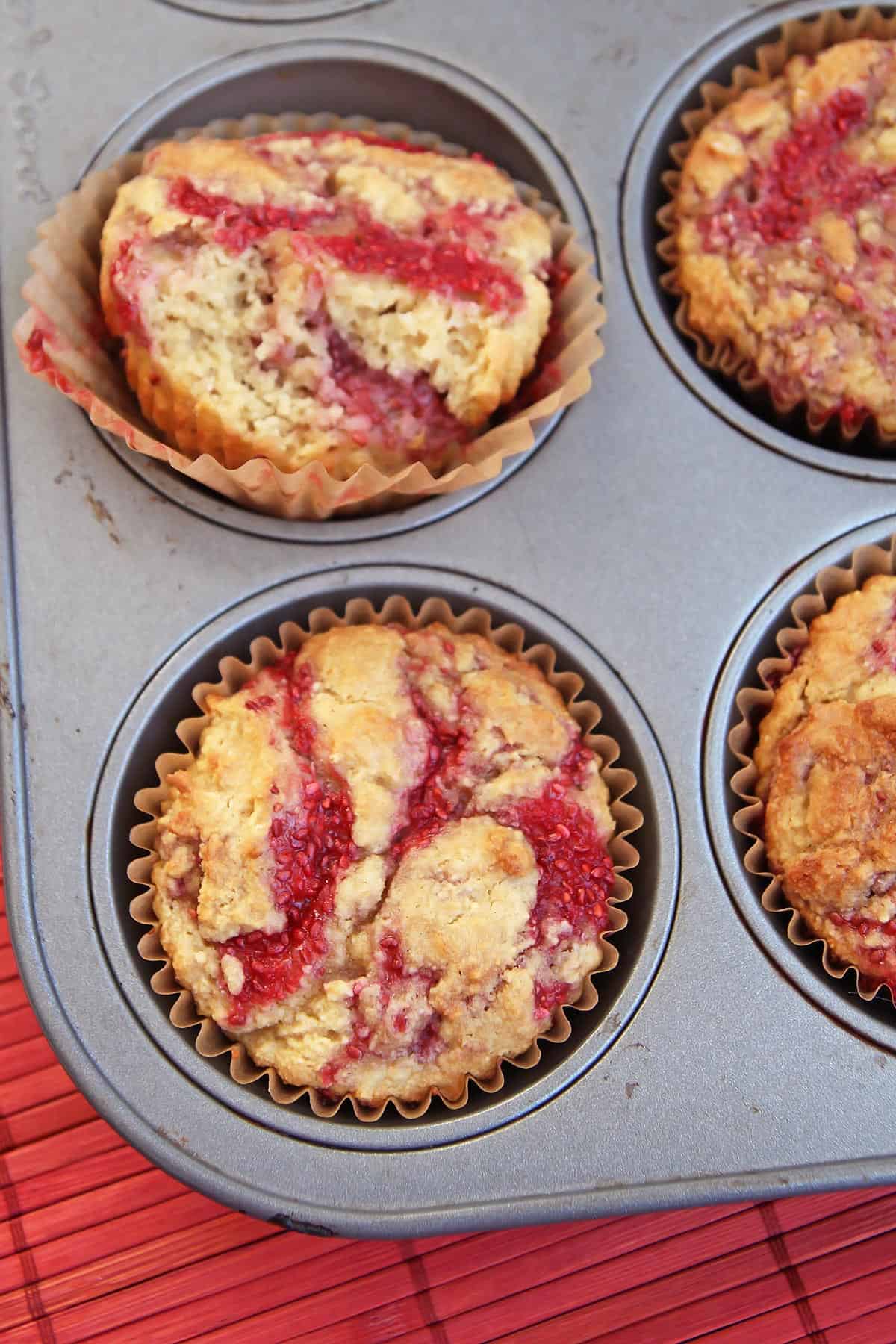 Healthy Strawberry Muffins