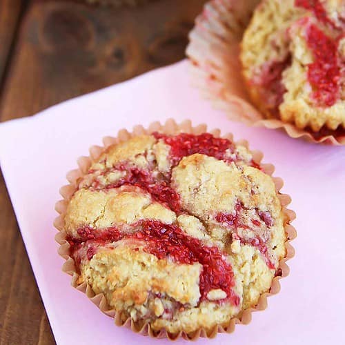 Strawberry Chia Seed Muffins - gluten free, paleo