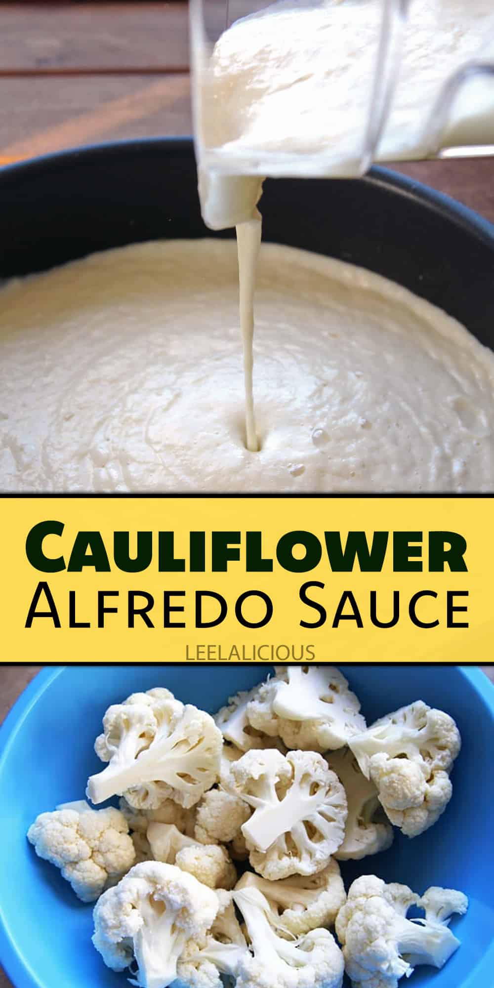 Healthier Cauliflower Alfredo Sauce