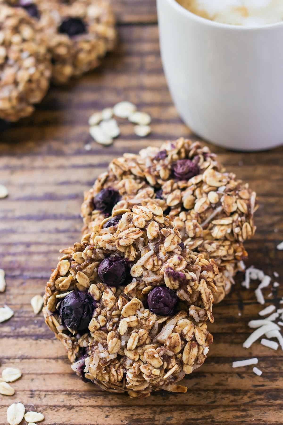 Gluten-free Blueberry Breakfast Cookies
