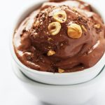 Nutella Ice Cream with Hazelnuts