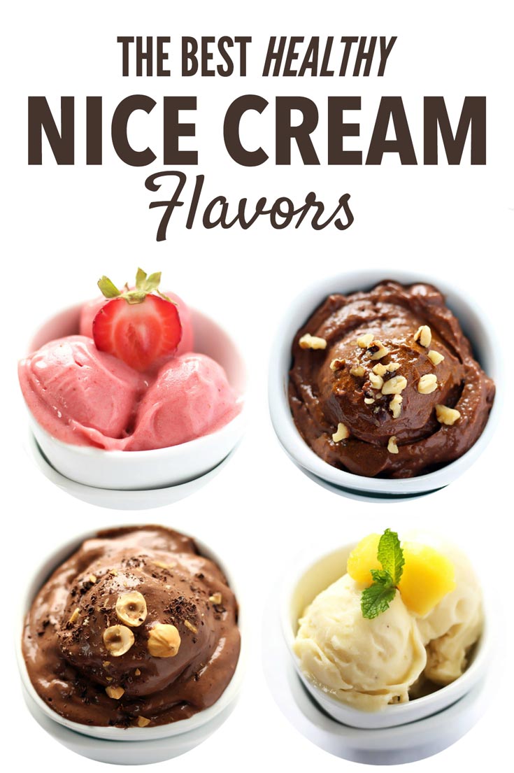 Montage of Nice Cream Flavors