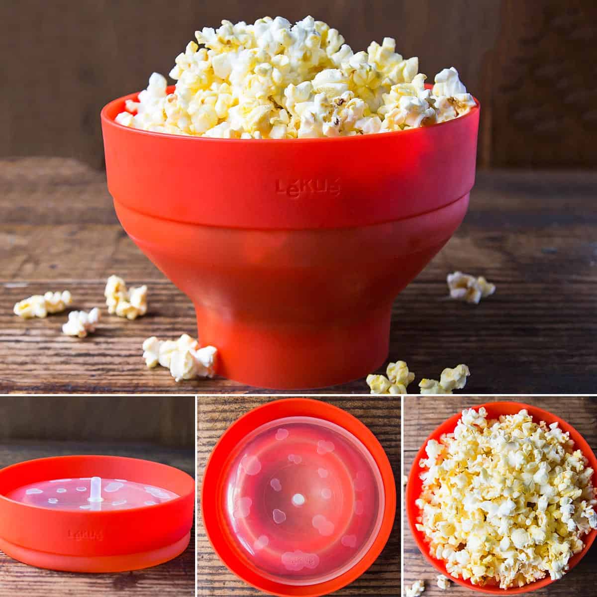 Microwaveable Popcorn Bowl