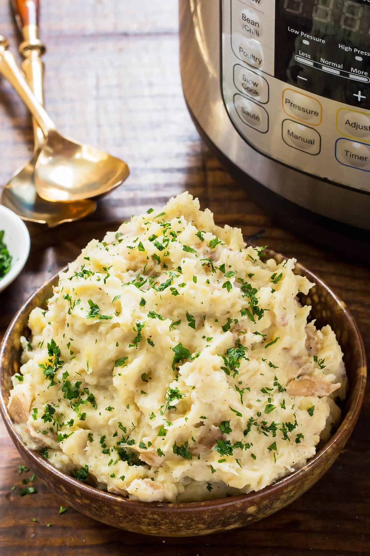 Instant Pot Mashed Potatoes in Bowl