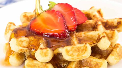 HOMEMADE WAFFLE BOWLS Sweetened with Honey and made by hand fresh