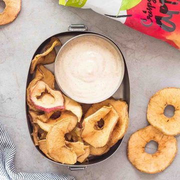 Healthy Fruit Dip with Apple Chips