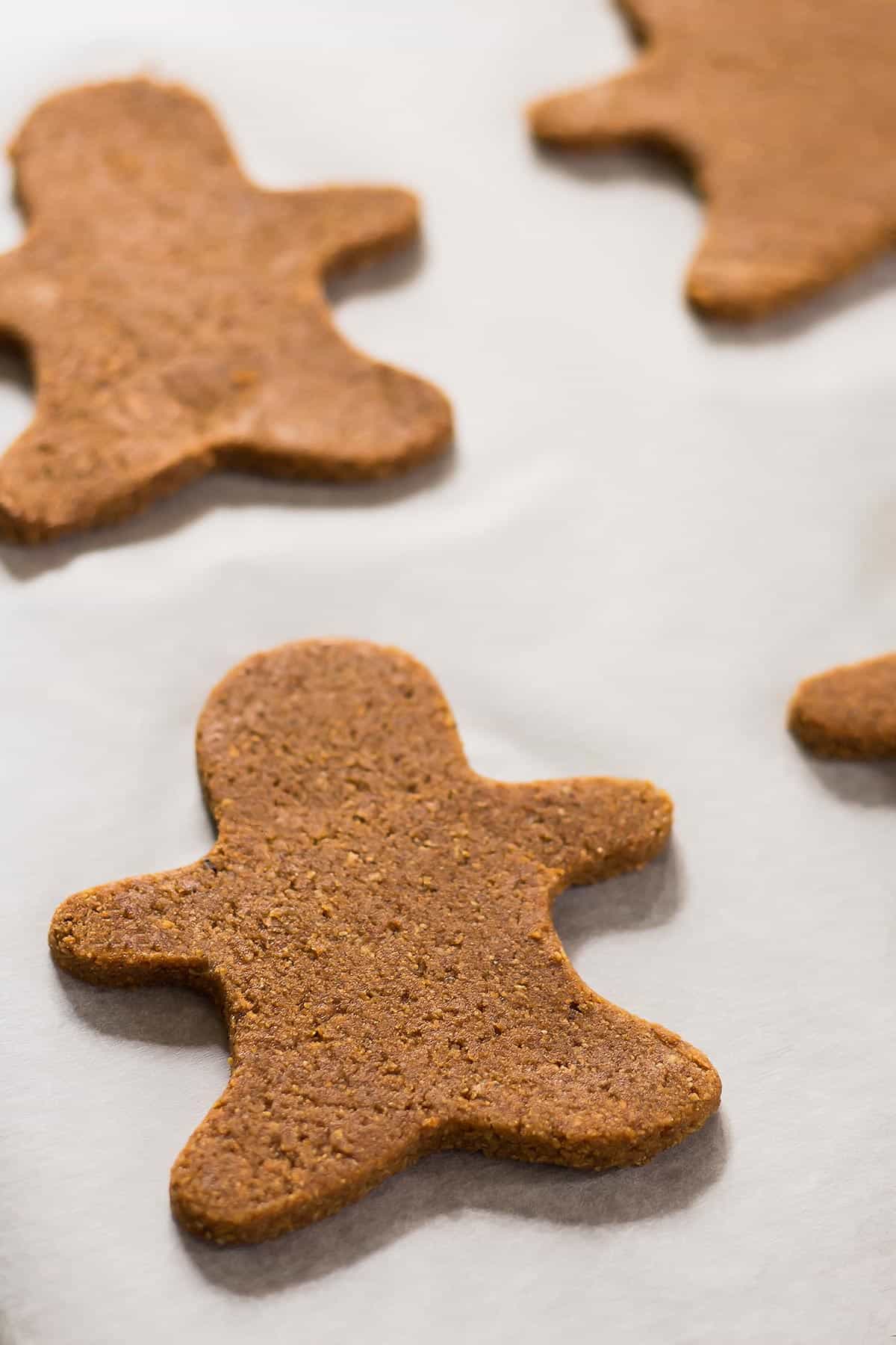 Healthy Gingerbread Cookie Cut-outs
