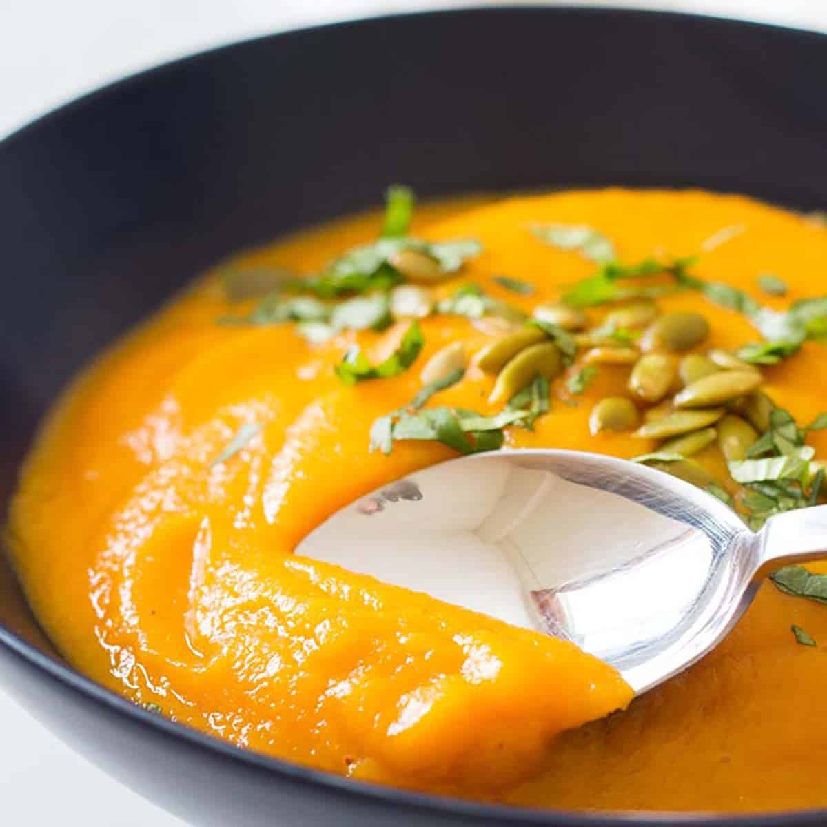 Butternut Squash and Carrot Soup Recipe