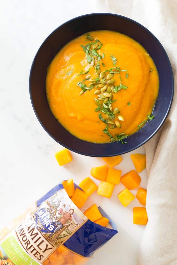 Butternut Squash Soup with Carrots