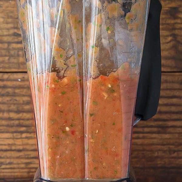 Homemade Tomato Salsa in Blender