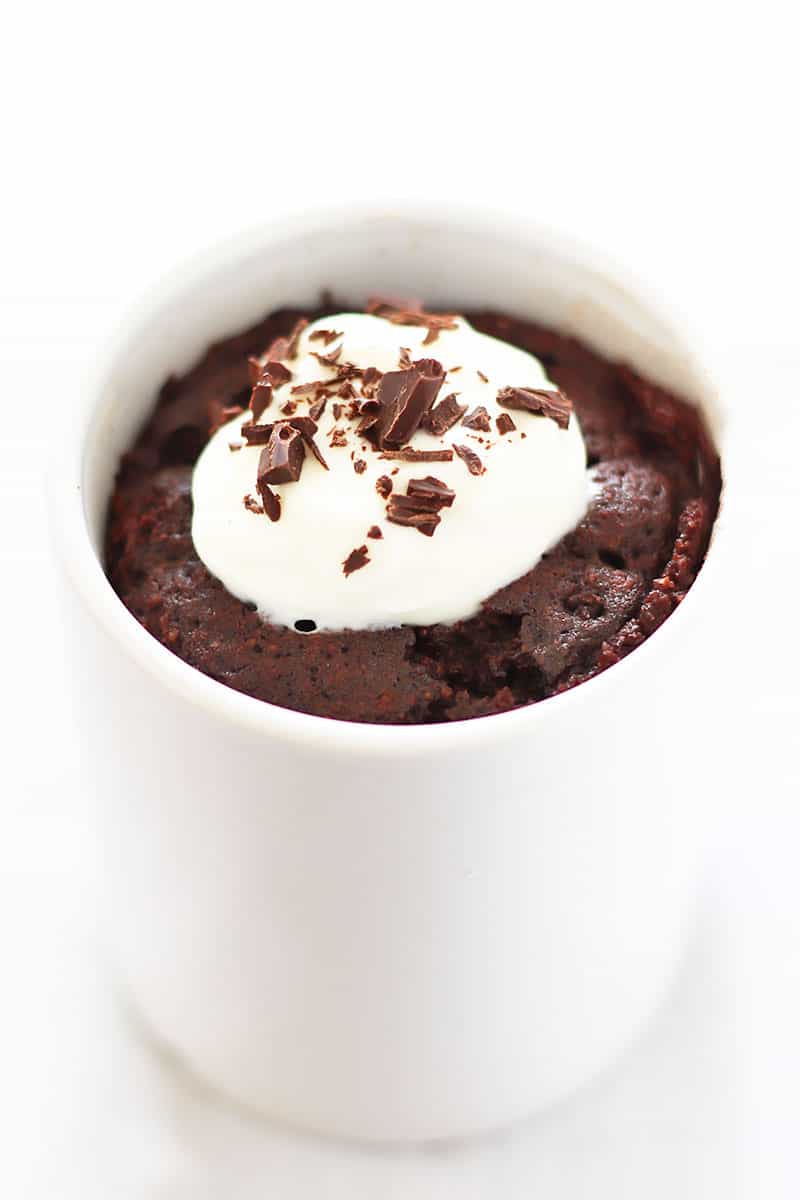 Keto Chocolate Mug Cake - gluten free, paleo, low carb ...