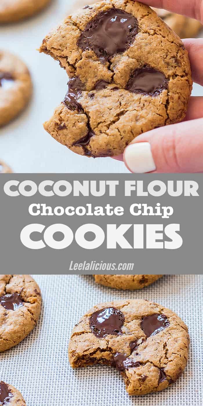 Coconut Flour Cookies Picture Collage