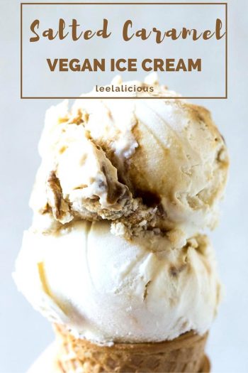 Salted Caramel Ice Cream - Vegan, Paleo » LeelaLicious