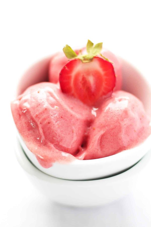 Strawberry Banana Ice Cream - Healthy, Vegan, Paleo » Leelalicious