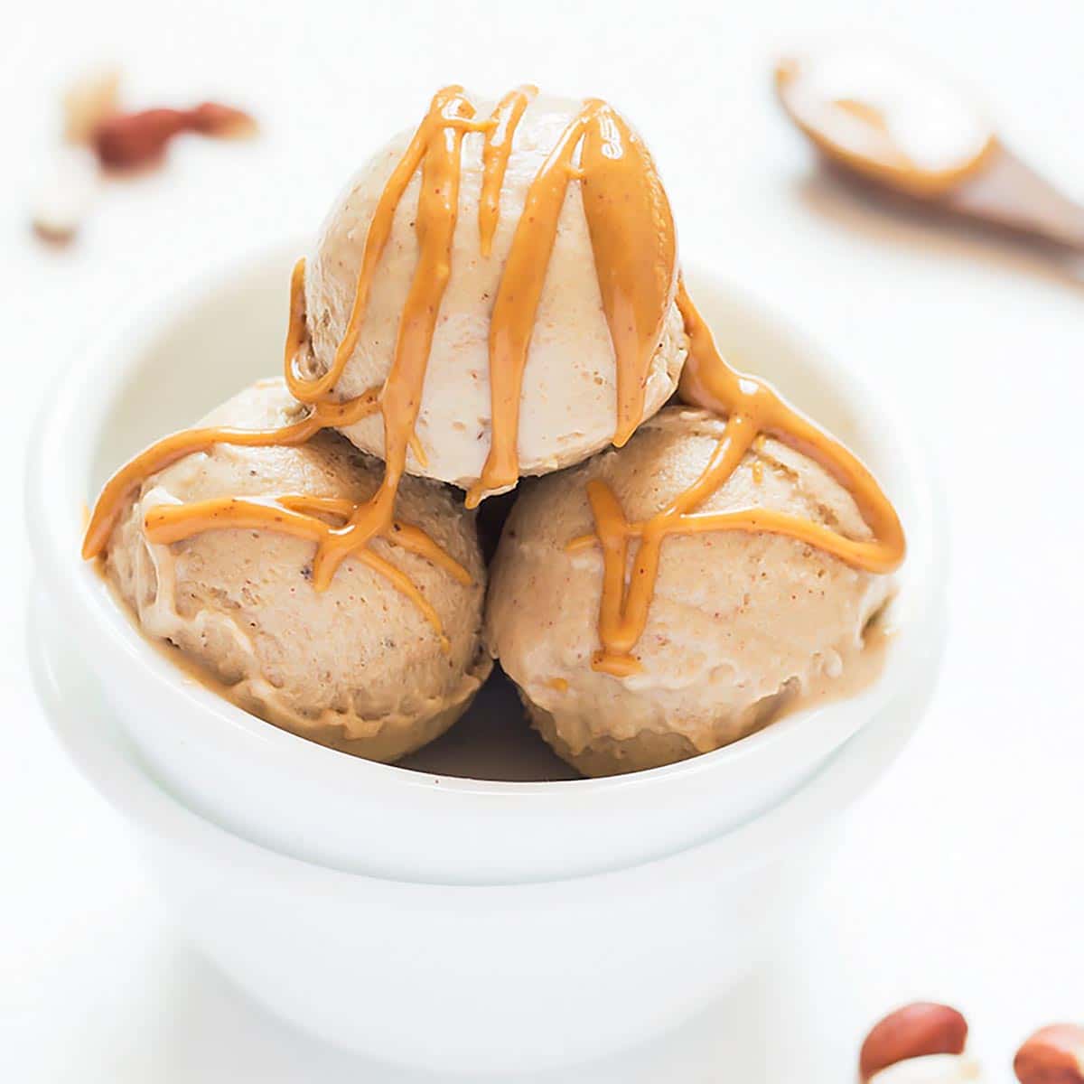 Banana Ice Cream with Peanut Butter