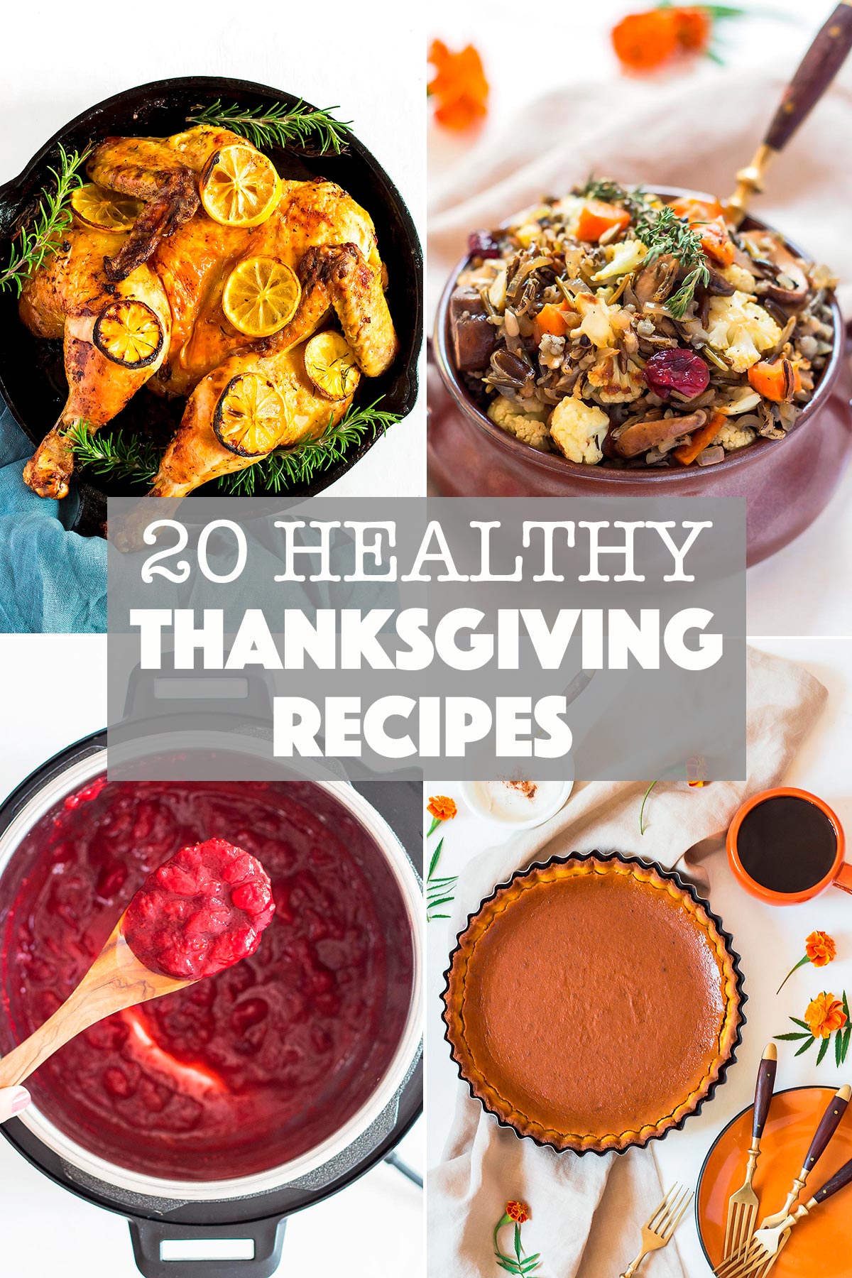20 Healthy Thanksgiving Recipe Montage