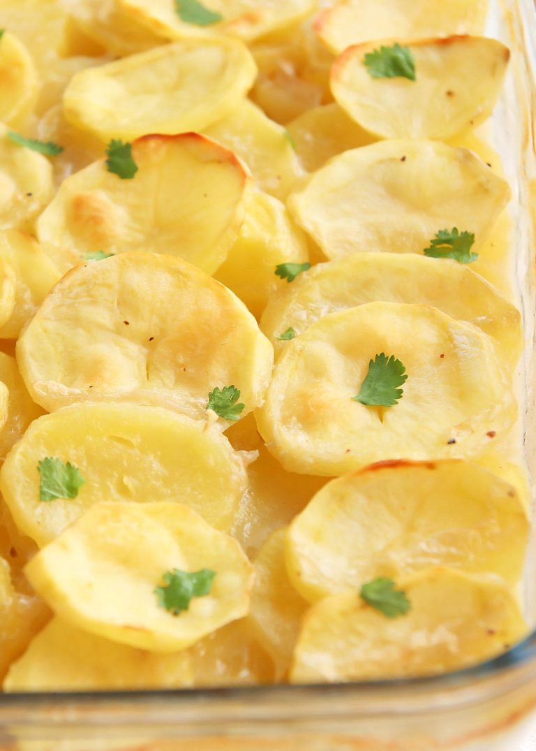 Vegan Scalloped Potatoes Recipe » LeelaLicious