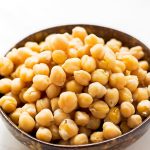 Cooked Chickpeas in bowl