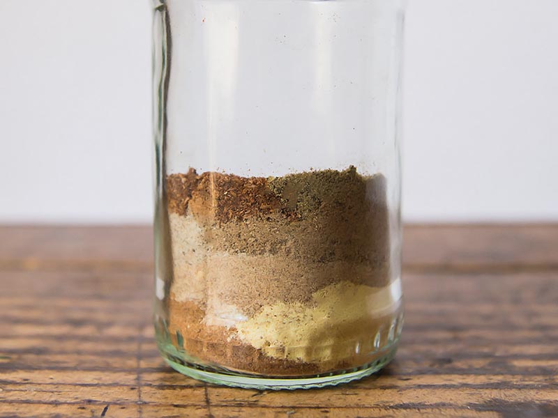 Chai Latte Powder in a jar