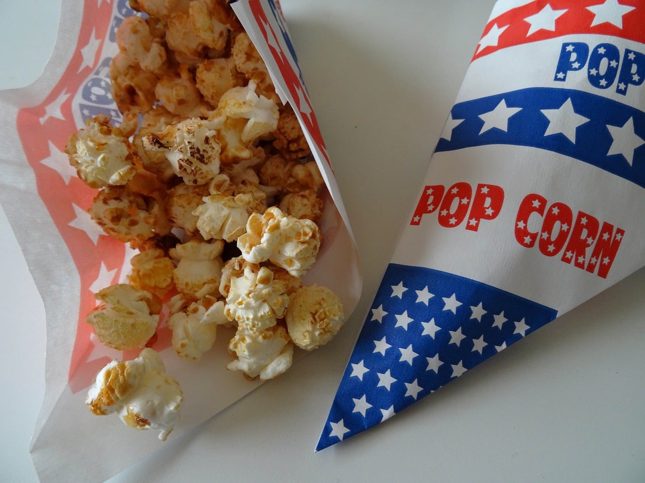 Golden Popcorn in Bag