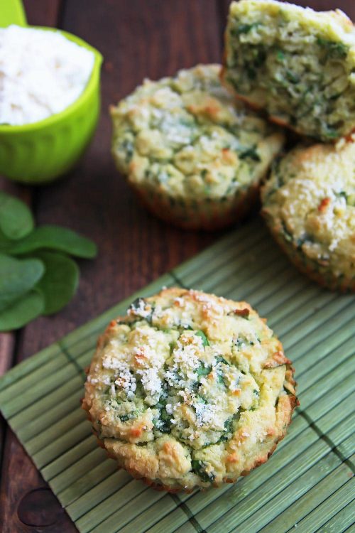 Spinach Muffins with Ricotta » LeelaLicious