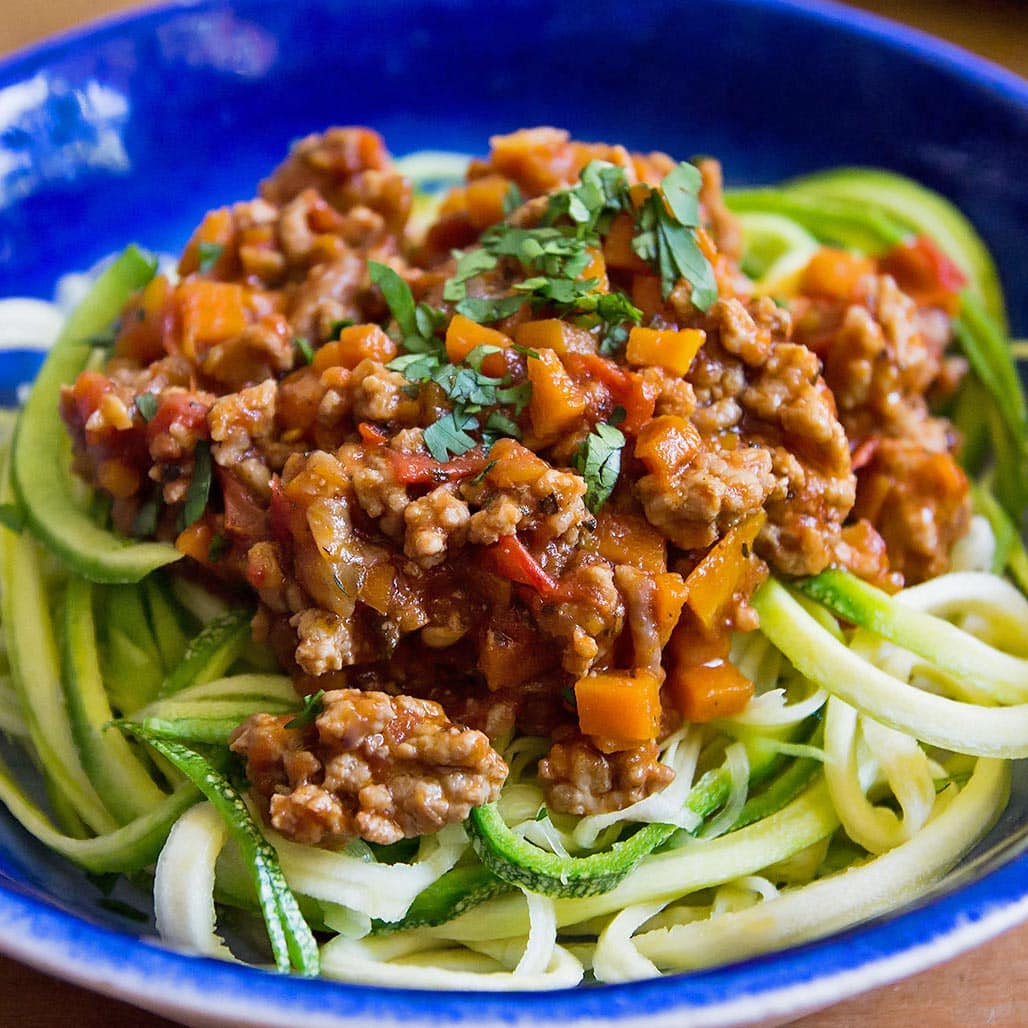 Best Bolognese Sauce on Zoodles