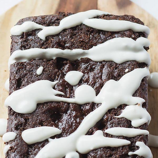 Gingerbread Loaf with Icing Drizzle