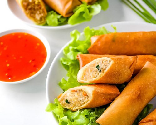 Thai Spring Rolls Recipe » LeelaLicious