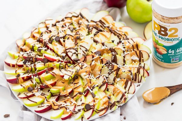 Healthy Apple Nachos » LeelaLicious
