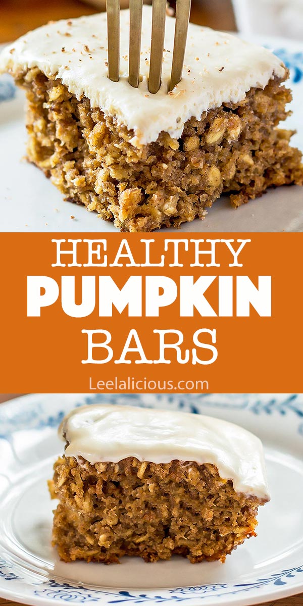 Healthy Pumpkin Bars
