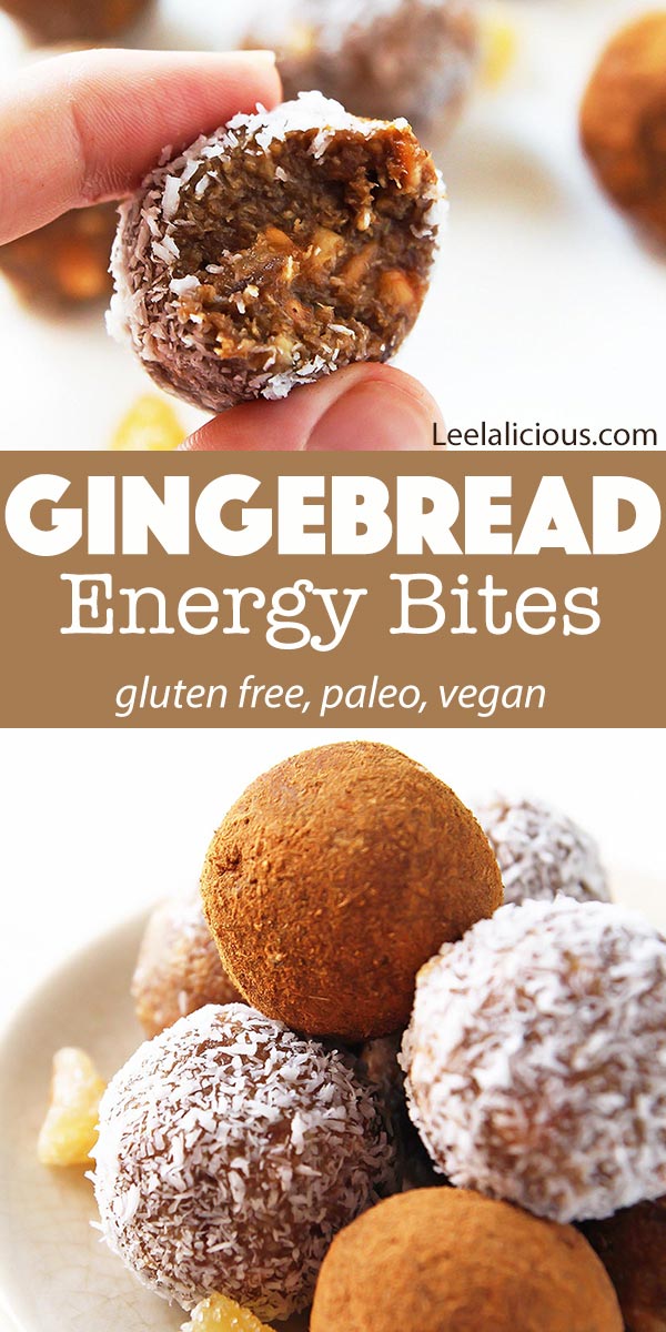 Gingerbread Energy Bites