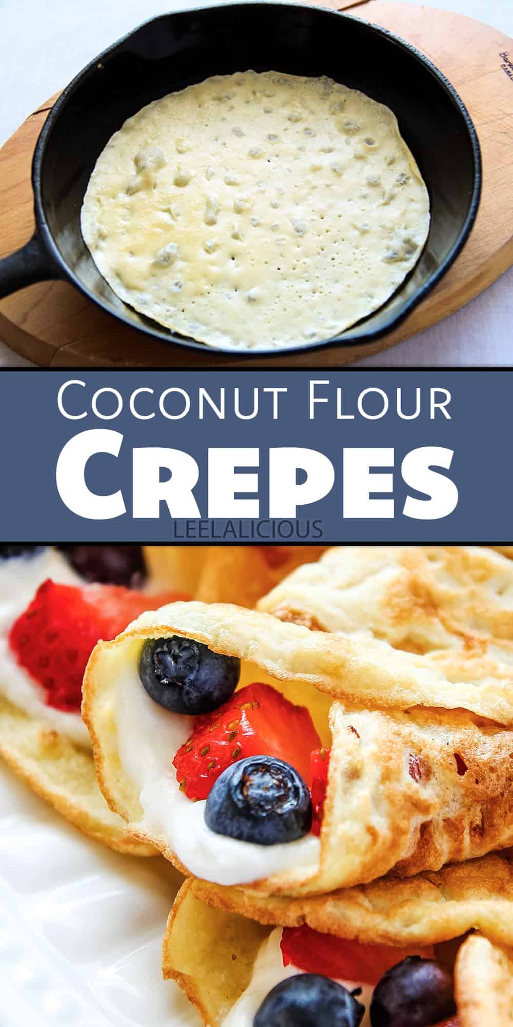 Coconut Flour Crepes Recipe