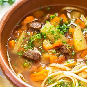 Instant Pot Beef Noodle Soup