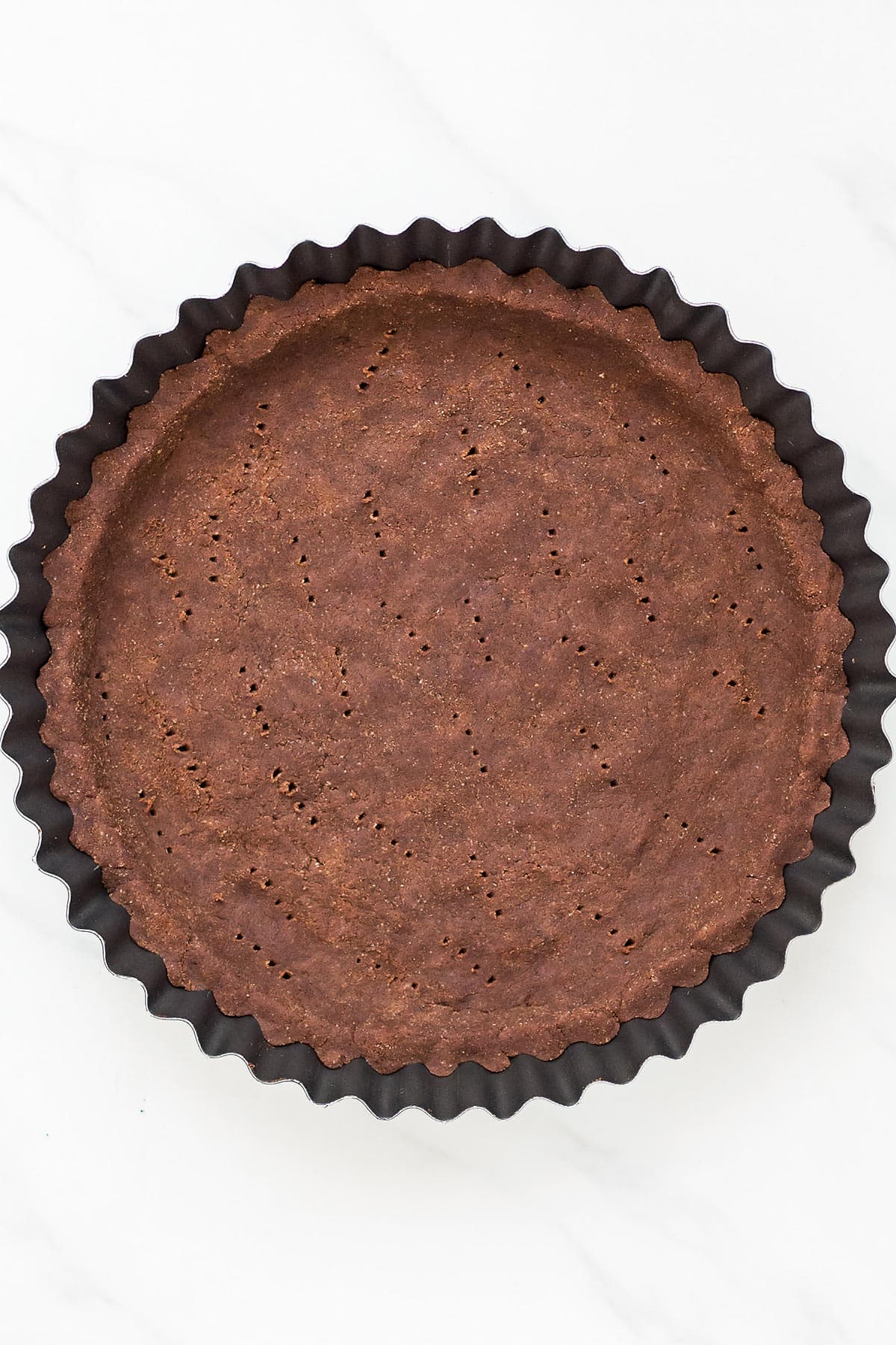 Coconut Flour Chocolate Pie Crust