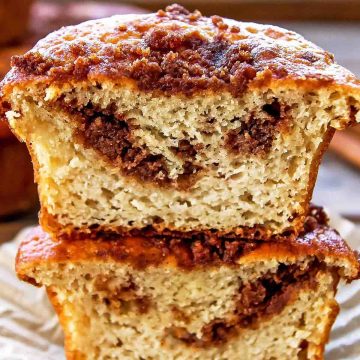 Coffee Cake Muffins - gluten free, paleo option