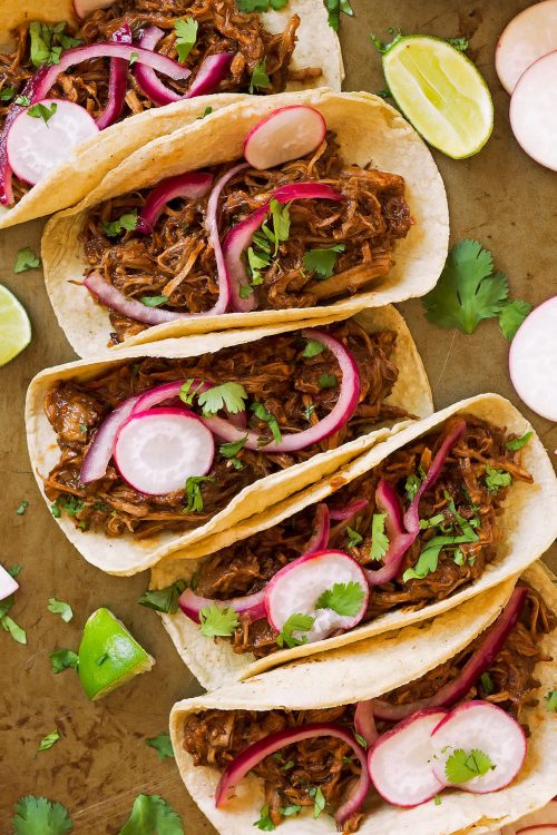 Instant Pot Pulled Pork Adobo » LeelaLicious