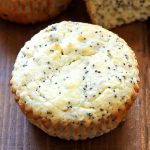 Healthy Lemon Poppy Seed Muffin Closeup