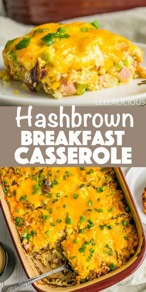 Meaty Hashbrown Breakfast Casserole » LeelaLicious