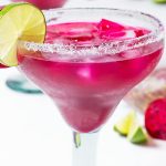 Prickly Pear Margarita in Glass