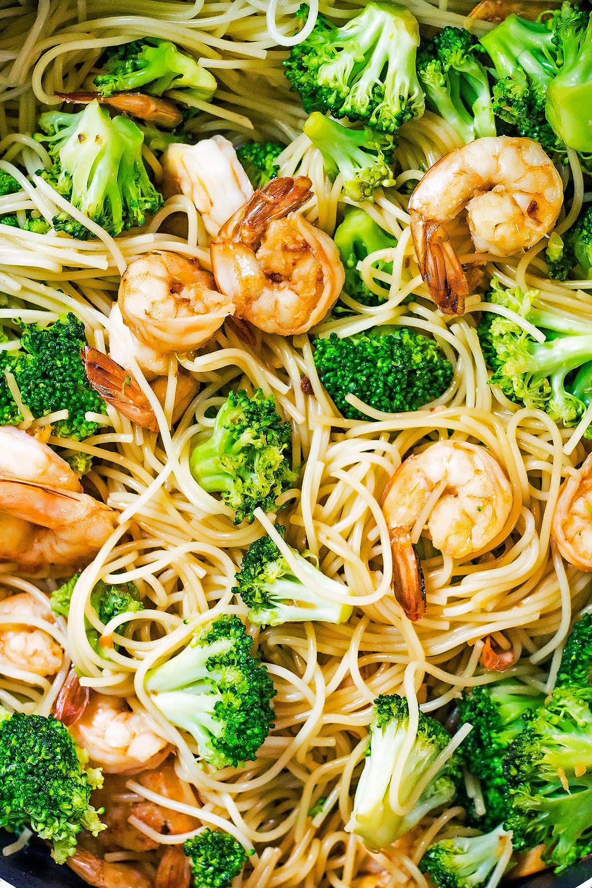 Teriyaki Noodle Shrimp Bowl