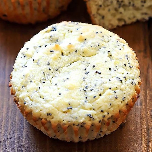 Healthy Lemon Poppy Seed Muffins