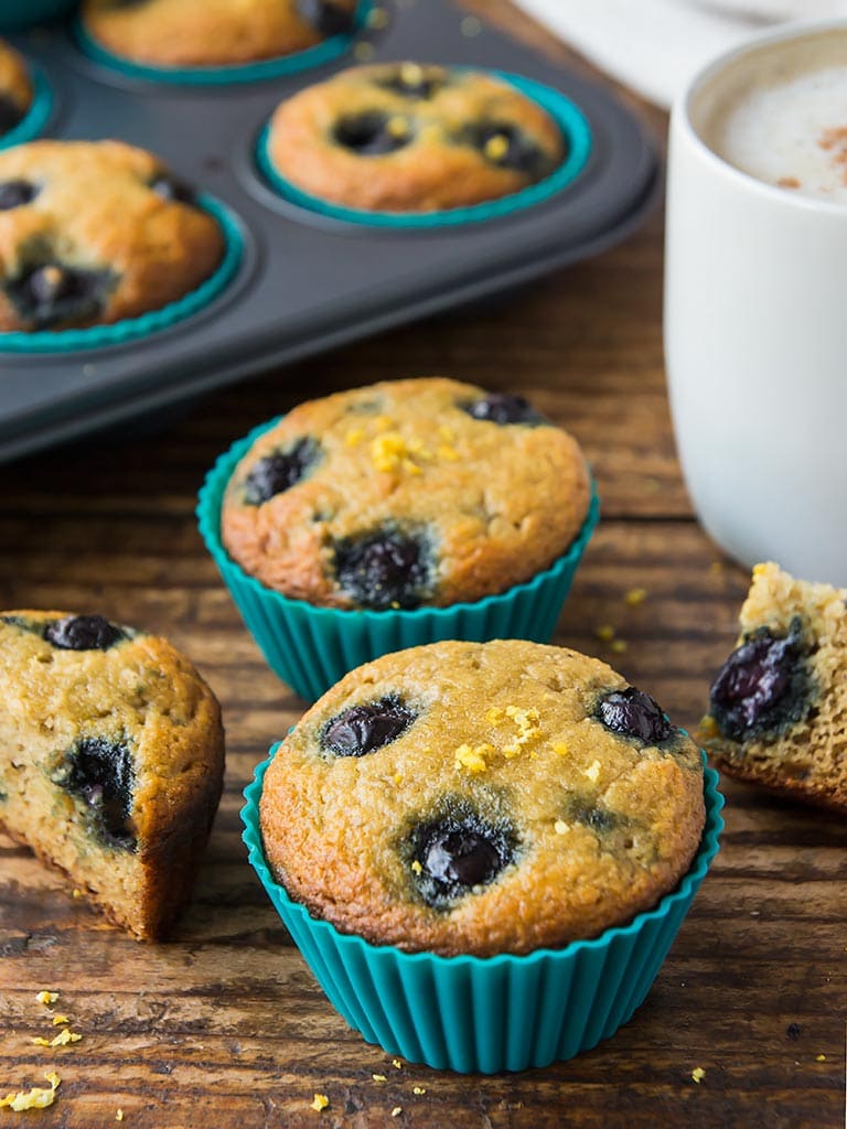 Blueberry Muffins with Lemon Zest