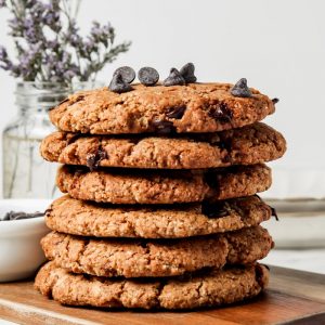 Stack of Almond Flour Cookie Recipe